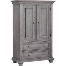 Oxford Baby Westport Armoire In Dusk Grey Dusk Grey