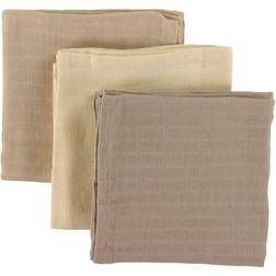 Sebra Muslinfilt 3-pack Moonlight Beige