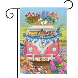 Briarwood Lane Peace Van Floral Garden Flag Everyday Inspirational