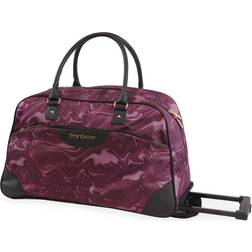 Juicy Couture Women's Libra Rolling Duffel, Burgundy Marble