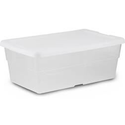 Sterilite 6 Quart Clear Stacking Container Tote Storage Box