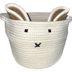 Levtex Baby Bunny Rope Storage Basket In