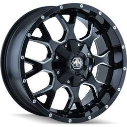 Mayhem Warrior 8015 Black 17x9 5/127 ET12 CB87