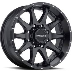 Raceline Raceline Wheels Shift, 18x9 with 6x5.5 and 6x135 Bolt Pattern Satin