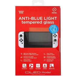 Protecteur en verre trempé anti-lumière bleue FR-TEC pour Nintendo Switch Oled