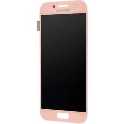 Samsung Front LCD Asm Pink SM-A320 Galaxy A3 Bestillingsvare, 6-7 dages levering