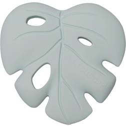 Loulou Lollipop Monstera Leaf Silicone Teether In Mint Mint 3-36 Months