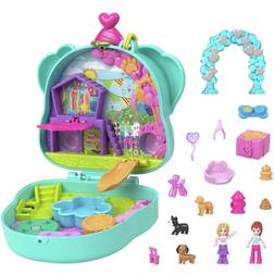 Mattel Polly Pocket Doggy Birthday Bash Compact Playset