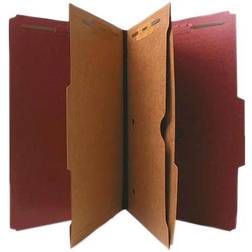 Saver Classification Folders, Legal Section, 2 Pocket Dividers, Top