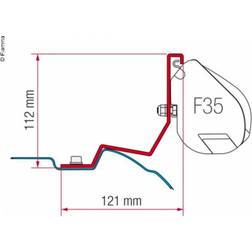 Fiamma Montageadapter F35 Pro PrivacyRoom CS 280