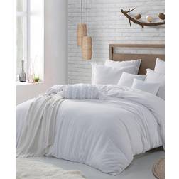 Swift Home Premium Ultra Washed Crinkle Duvet Cover White