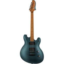 Squier By Fender Squier Contemporary Active Starcaster Electric Guitar, Gunmetal Metallic