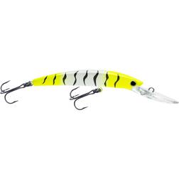 Yo-Zuri Crystal Minnow Walleye Deep Diver Chartreuse Tiger; 5 1/4 in. Chartreuse Tiger