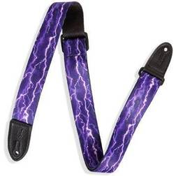 Levy's Leathers Levy's Mpjr 1 1/2 Inch Wide Kids Guitar Strap Purple And Black