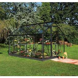 Halls Greenhouses Popular 106 Aluminium Härdat glas