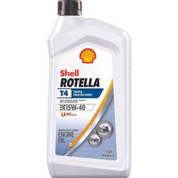 Shell Rotella T4 Triple Protection 15W-40 Diesel Motor Oil 0.25gal