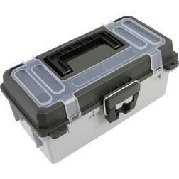 Sheffield 13 in. Tackle Box- Od Green/ Gray, 12670