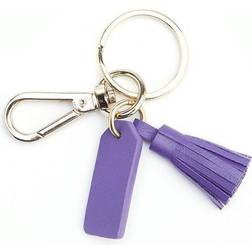 New York Mini Tassel Key Chain - Purple