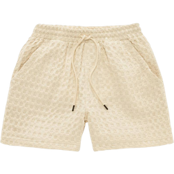 Oas Ecru Porto Waffle Shorts