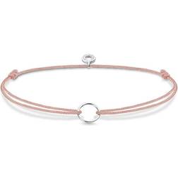 Thomas Sabo Little Secrets Charm Circle Bracelet - Silver/Pink