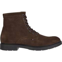 Tommy Hilfiger Boots in Pelle Scamosciata con Lacci Elevated