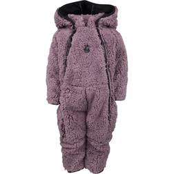 Lindberg MMuddus Pile Baby Overall Windfleece - Dusty Mauve