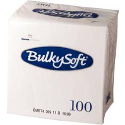 Bulky Soft Kaffeserviet, Hvid, 24x24cm, 100 Stk