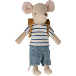Maileg Cykelmus Big Brother Med Taske 13cm
