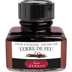 Herbin D" ink bottle 30ml 47 Tierra Del Fuego brown