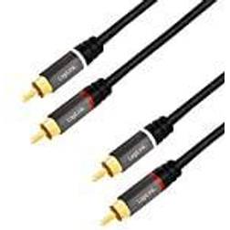 LogiLink Stereo Cinch RCA ljudkabel, 2