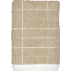 Mette Ditmer Tile Stone Bath Towel Beige, White (140x)