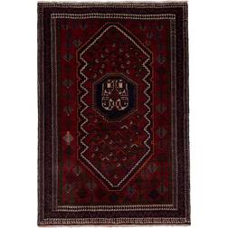 Arkiio Handknuten Persisk Shiraz 115x172 Svart, Röd