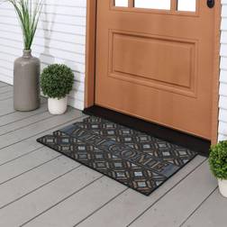 Mohawk Home 1'6"x2'6" Kingsley Inlay Brown, Gray