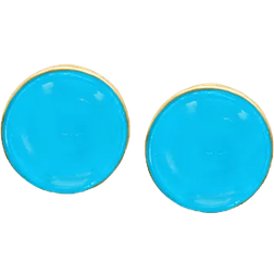 Effy Stud Earrings - Gold/Turquoise