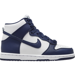 Nike Dunk High PS - White/Total Orange/Midnight Navy