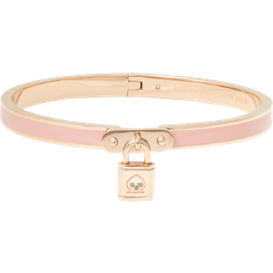Kate Spade Lock and Spade Charm Bangle - Gold/Pink