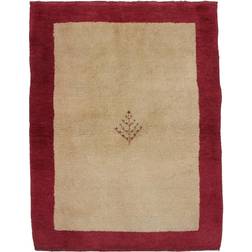 Arkiio Handknuten Persisk Gabbeh Shiraz Röd, Beige