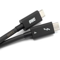 OWC 40Gbps 100W 8K Thunderbolt 4 USB C - USB C M-M 2.3ft