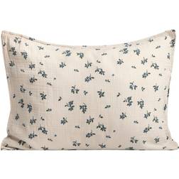 Garbo&Friends Blueberry Muslin Hovedpudebetræk Blå, Beige (60x50cm)