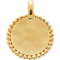 Monica Vinader Deia Beaded Pendant Charm - Gold