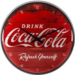 Aucune Drink Coca-Cola Refresh Yourself Väggklocka 31cm