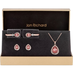 Jon Richard Trio Set - Rose Gold/Pink/Transparent