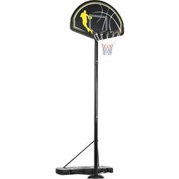 Sportnow Adjustable Basketball Hoop and Stand, Portable Wheels