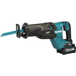 Makita Scie circulaire sans fil 40V maxi 4,0 Ah, 2 batteries chargeur en coffret de transport