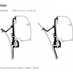 Thule Adapter til Omnistor Markise Sprinter VAN