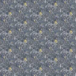 AS Creation Tropical Jungle Floral Textured Wallpaper Grey Blue Yellow