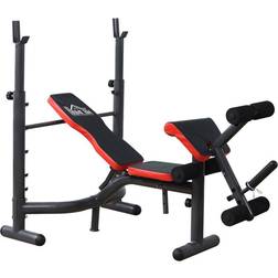 Homcom Multifunctional Exercise Set Weight Bench Black