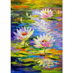 Water Lilies in the Pond