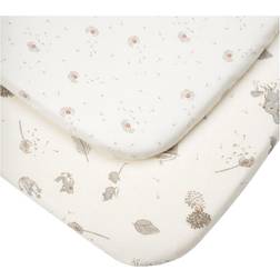 Tutti Bambini Bedside Crib Fitted Sheets Cocoon 2-pack 20.9x31.5"