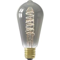 Calex 4W ES LED Curly Filament Dimmable Bulb, Titanium